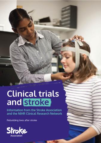 Clinical trials and stroke booklet cover