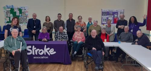 Dominic Mansour visits Parklands Stroke Support Group
