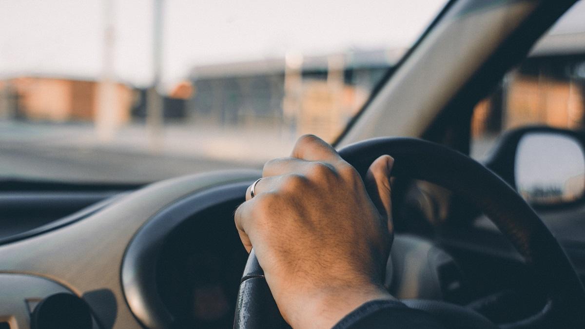 Image of person driving