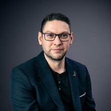 Matt Gibson, looking directly at camera
