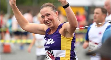 Stroke association marathon runner