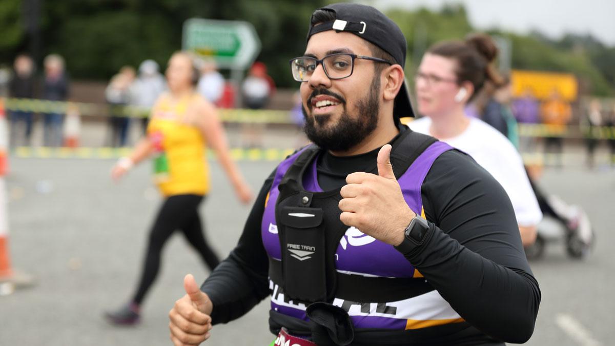 Stroke Association fundraiser at the Great North Run 