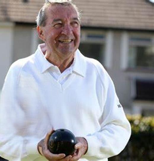 Stroke support group leader and bowls fan Alan Thompson 
