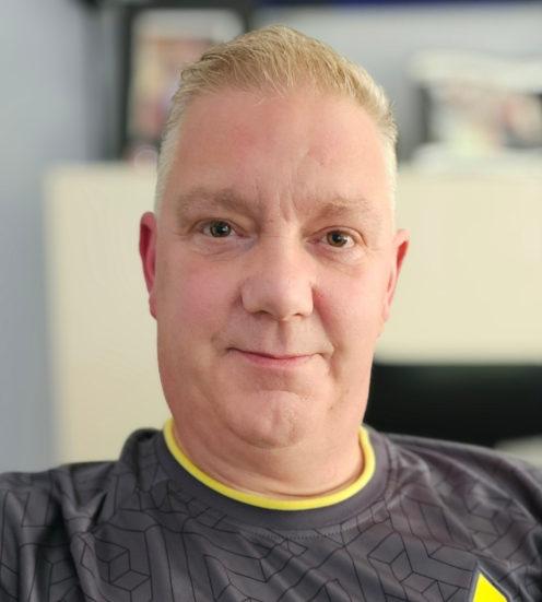 Stroke survivor, Russell Johnson