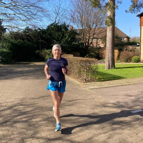 Sarah C running