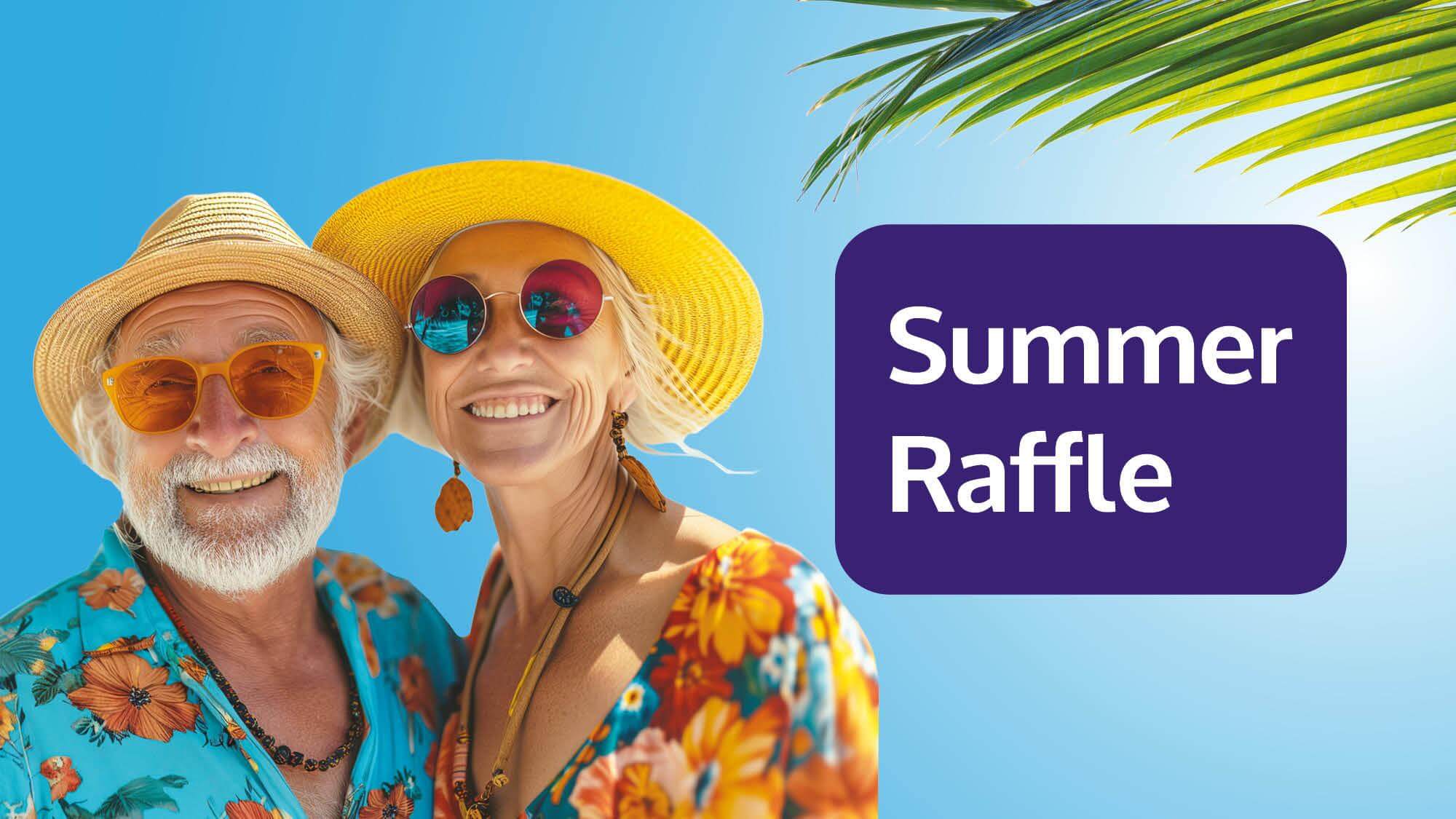 Summer raffle banner