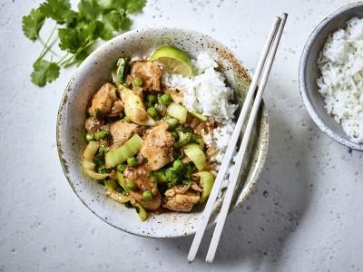 Thai red chicken curry