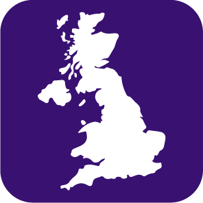 Purple U.K icon
