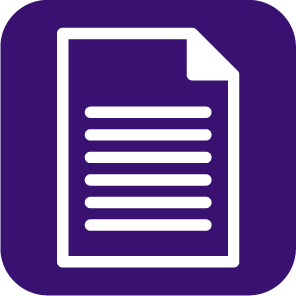 Purple file icon