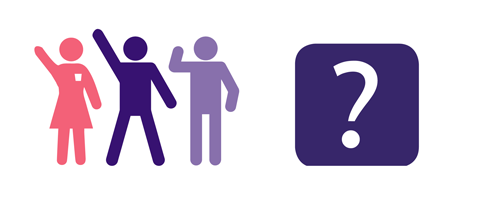 illustration of people campaigning for better stroke treatments