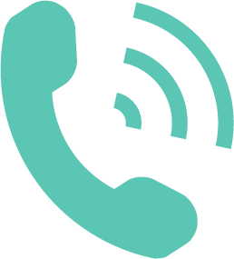 Icon of phone ringing 