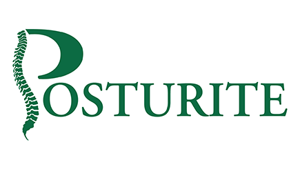 Posturite logo green text