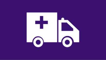 Icon of an ambulance