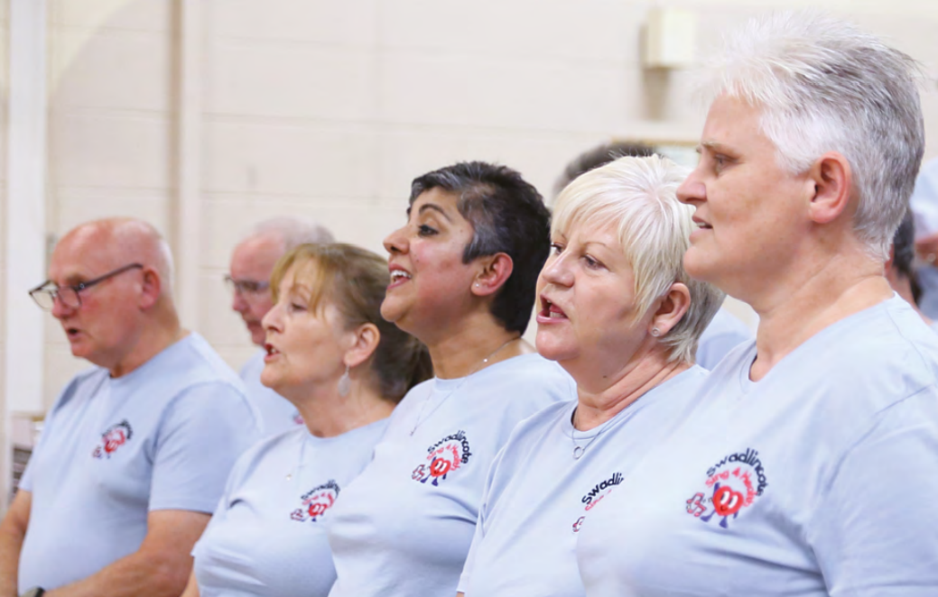 Choir singing