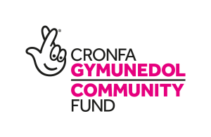 National Lottery Fund logo in welsh